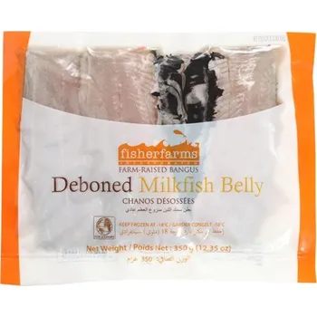 Koření Milkfish břišní část, vykoštěný filet 350 g - Fisherfarm's