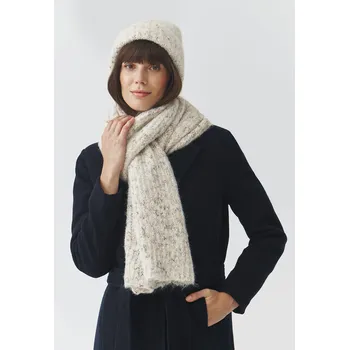 Šála Tatuum PLETENÁ DÁMSKÁ ŠÁLA S MELANŽOVÝM VZOREM — MELIS