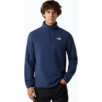 Pánská mikina Pánská fleecová mikina The North Face Glacier Fleece 1/4 Zip summit navy