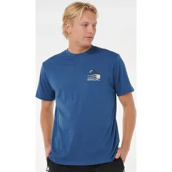Tričko Rip Curl VAPORCOOL SEARCH RANGE TEE Light Navy velikost XL