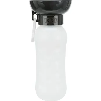 Miska pro psa TRIXIE CESTOVNÍ LÁHEV S INTEGROVANOU MISKOU ČERNÁ 550ML 24609