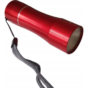 MINI KAPESNÍ SVÍTILNA PŘÍVĚSEK NA KLÍČE HLINÍKOVÁ 9 x LED