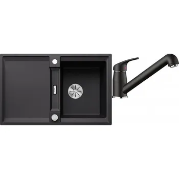 Granitový dřez Set RS Blanco Adira 45 S + Blanco Daras-S (bílá + bílá)