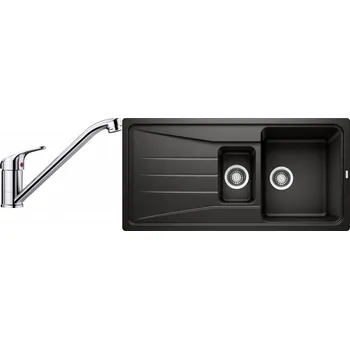 Granitový dřez Set RS Blanco Sona 6 S + Blanco Daras (bílá + chrom)