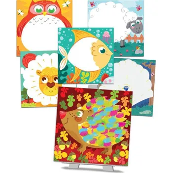 kreativní sada Créa Lign Malování prstovými barvami Zvířátka