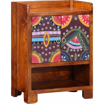 Příborník do zásuvky vidaXL Skříň na obuv Hnědá 55 x 35 x 75 cm Masivní akátové dřevo