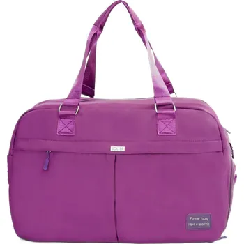 Sportovní taška Cestovní taška Solier SM04 VEA látky Barva: Fialová