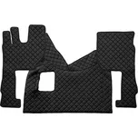 Celoplošné podlahové rohože - prošívané ECO-Leather, VOLVO FH 4 (2013-) - manuální převodovka