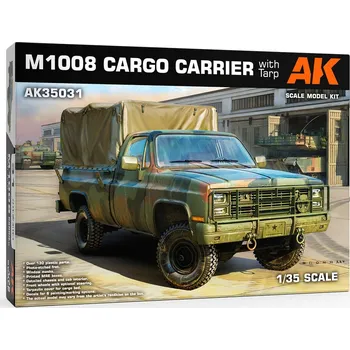 Plastikový model AK Interactive 1/35 M1008 TROOP CARRIER WITH TARP