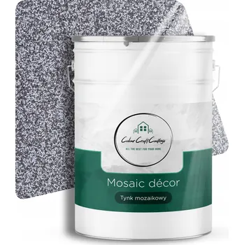 Omítka MOZAIKOVÁ OMÍTKA ŽIVIČNÁ DEKORATIVNÍ Černo-Stříbrná M13 25Kg