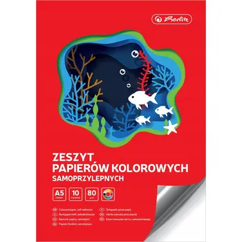 Sešit Barevný papír A5 Herlitz 10 listů
