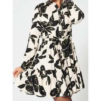 Dámské oblečení Sinsay - Šaty s květinovým vzorem - vícebarevná - 662FI-MLC - 662FI-MLC-L