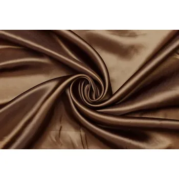 Podšívka viskózová v keprové vazbě - Hnědá