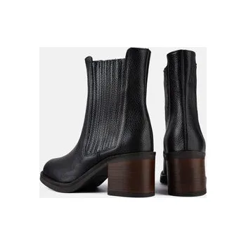 Dámské kozačky L37 Polokozačky BREATHE DEEPER Černá 39