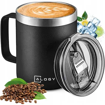 Termohrnek Alogy Termohrnek 420 ml Černý