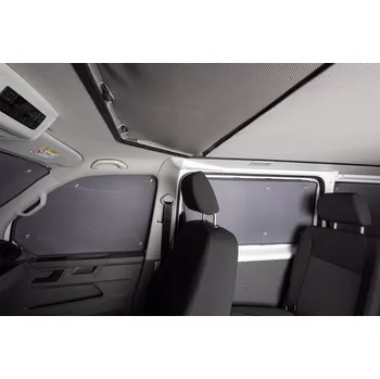 Příslušenství ke karavanu Tepelné zatemnění šedá, VW T7 Multivan,kR, obývací pokoj 5-díl