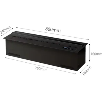 OEM 3D Elektrický krb s vodní párou ( RGB varianta ) KRB ROZMĚR/VÝKON: 800 MM / 110 W