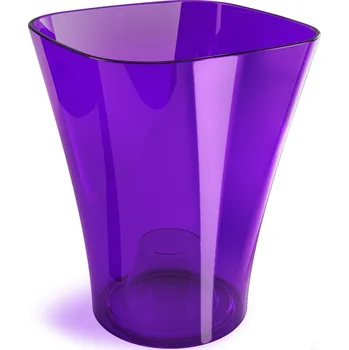 Květináč Květináč na orchideje krémový 120 mm, fialový