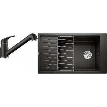 Granitový dřez Set RS Blanco Elon XL 8 S + Blanco Daras-S (bílá + bílá)