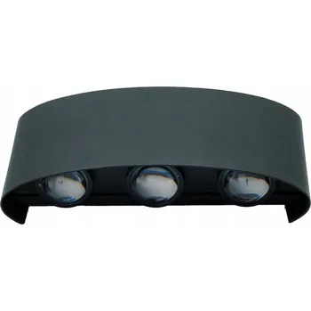 Nástěnné svítidlo Nástěnné svítidlo ProVero černé, integrovaný LED zdroj 1 W