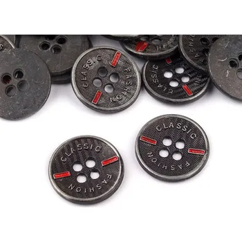 Knoflík Kovový knoflík Classic velikost 26" a 32"