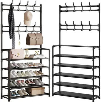 Věšák Stojací věšák kovový Nobo Kids bílý