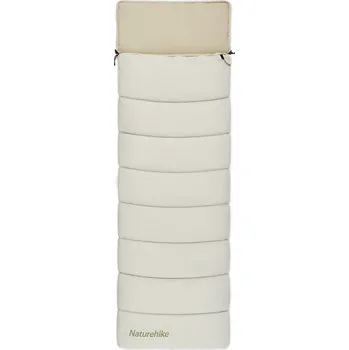 Spacák Naturehike pratelný spacák LD350 s kapucí 1,9kg - krémový