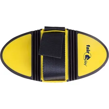 Čištění pro koně Fair Play Ohebný kartáč Barva: Žlutá