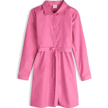 Dívčí oblečení GATE Košilové šaty s dlouhým rukávem 7Y 825-0148/6441