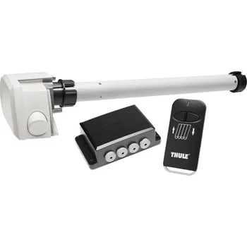 Markýza Střešní markýza Thule Omnistor 9200 5m motor 230V Mystic šedý kryt bílý