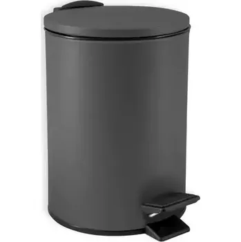 Odpadkový koš Spirella ADELAR pedálový odpadkový koš 3 L matná šedá (7610583202833)