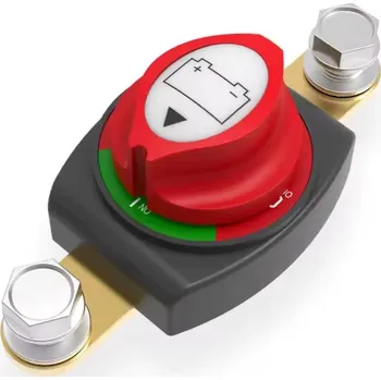 vypínač Bateriový propojovač/odpojovač 275A - 2 pozice (ON, OFF), připojení 2x šroub M8