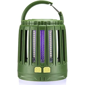 Stojací lampa Naturehike kempingové světlo Star Italian s lapačem hmyzu 210g - zelená