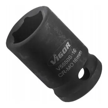 Klíč NÁSTRČNÝ KLÍČ ÚDEROVÝ 16MM 1/2" 6HR KRÁTKÝ