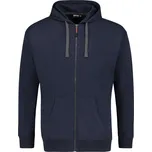 ADAMO mikina pánská 159306 s kapucí nadměrná velikost 4XL tmavě modrá