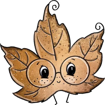 Textilní nažehlovací páska Nažehlovačka Lístek s brýlemi