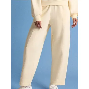 Dámské kalhoty Sinsay - Tepláky barrel - žlutá - 241FK-10X - 241FK-10X-XL