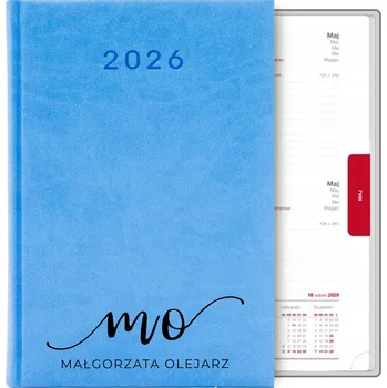 Kalendář Knižní kalendář 2026 A5 modrý