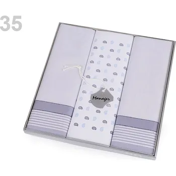 Pánský kapesník v krabičce 4 ks