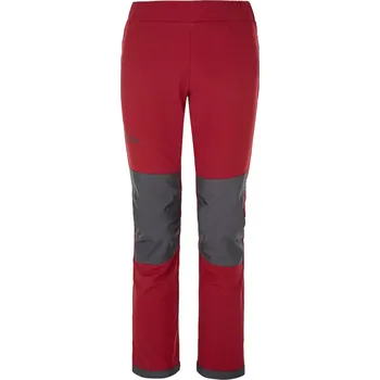 Dětské softshellové kalhoty Kilpi RIZO-J tmavě červená 86