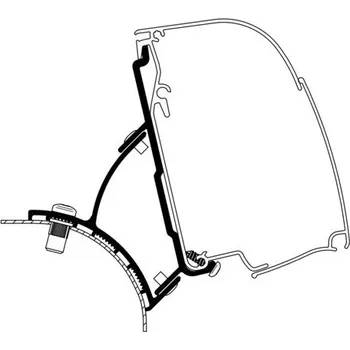 Markýza Adaptér pro markýzu Omnistor 4200, spací. VW T5/T6 RHD