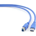 GEMBIRD Kabel USB 3.0 A-B propojovací 3m (modrý)