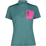 Dámský cyklistický dres CMP WOMAN T-SHIRT FREE BIKE 38 Tmavě zelená