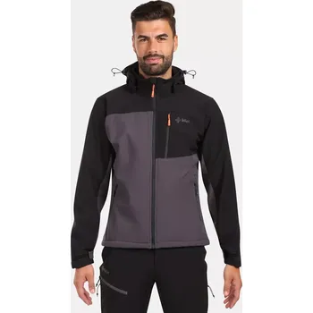 Pánská softshellová bunda Pánská softshellová bunda Kilpi ONTAVIO-M tmavě šedá 5XL