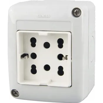 Elektrická zásuvka Elektrická Zásuvka zásuvka 4Box, šedá