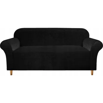 Napínací potah Potah na pohovku (kanape) DOMAREX černý