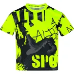 Dětské funkční triko premium ALTISPORT VOJ/ALK076TR01 ČERNÁ/FLUO ŽLUTÁ 134