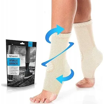 Kompresní bandáž na Kotníkový Kloub, ortéza na kotník a chodidlo, ortopedická, velikost L