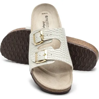 Dámské pantofle Protetika - pantofle ORS T 92 vzor 15 croco smetanová Veľkosť: 39