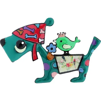 Brož Tatuum OZDOBNÁ BROŽ VE TVARU PSA — REKSIA